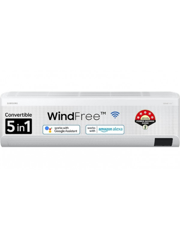 Air Conditioner: Samsung 1.5 Ton 5 Star Wi-Fi (5-in-1 Convertible Wind-Free Cooling, 2023 Model, Stabilizer Free Operation (100-290 V Range), AR18CYNANWK) Inverter Split AC